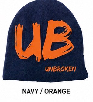 Navy/Orange UB Beanie